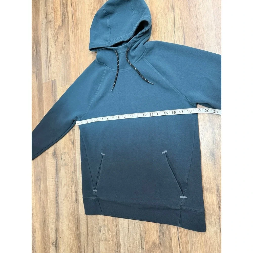 Old Navy Kids Active Dynamic Fleece‎ Hoodie XS Teal Black Ombre Raglan Pockets